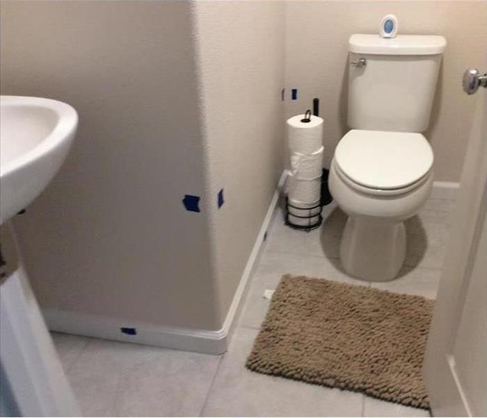 bathroom with wet materials 